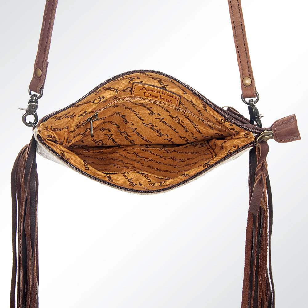 American Darling Small Crossbody Saddle Blanket Genuine Leather women bag western handbag purse