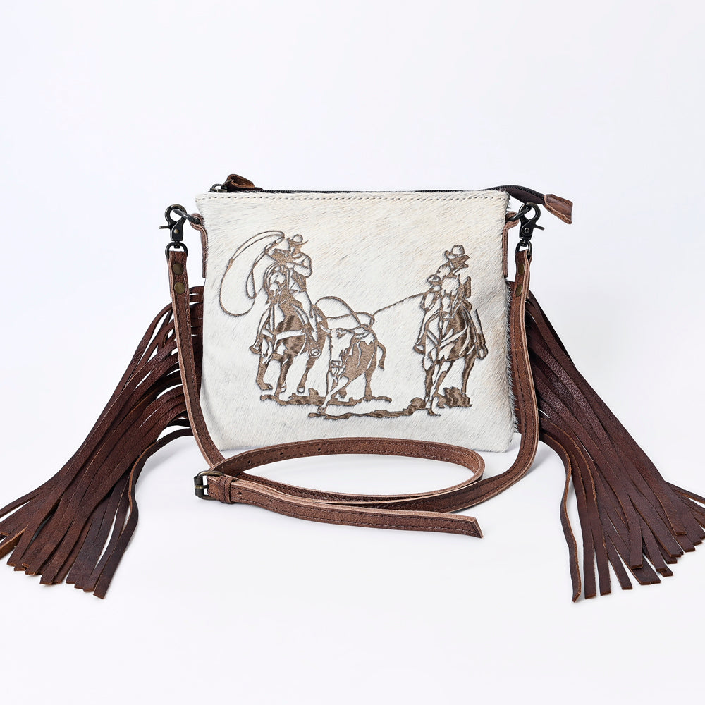 American Darling Small Crossbody Saddle Blanket Genuine Leather women bag western handbag purse