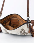 American Darling Small Crossbody Saddle Blanket Genuine Leather women bag western handbag purse