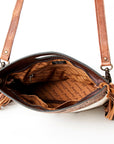 American Darling Clutch Hand Tooled Hair on Genuine Leather Western Women Bag Handbag Purse | Purses for Cute