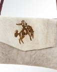 American Darling ADBGS178G Envelope Hair On Genuine Leather Women Bag Western Handbag Purse
