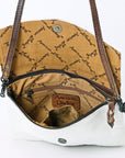 American Darling ADBGS178H Envelope Hair On Genuine Leather Women Bag Western Handbag Purse