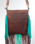 American Darling ADBG648 Large Crossbody Hair-On Genuine Leather Women Bag Western Handbag Purse