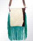 American Darling ADBG729 Large Crossbody Hair-On Genuine Leather Women Bag Western Handbag Purse