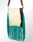 American Darling ADBG729 Large Crossbody Hair-On Genuine Leather Women Bag Western Handbag Purse