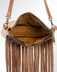 American Darling ADBG732 Large Crossbody Hand Tooled Genuine Leather Women Bag Western Handbag Purse