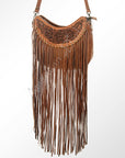 American Darling ADBG732 Large Crossbody Hand Tooled Genuine Leather Women Bag Western Handbag Purse