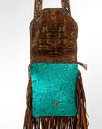 American Darling ADBG733 Crossbody Hair-On Genuine Leather Women Bag Western Handbag Purse