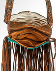 American Darling ADBG733 Crossbody Hair-On Genuine Leather Women Bag Western Handbag Purse