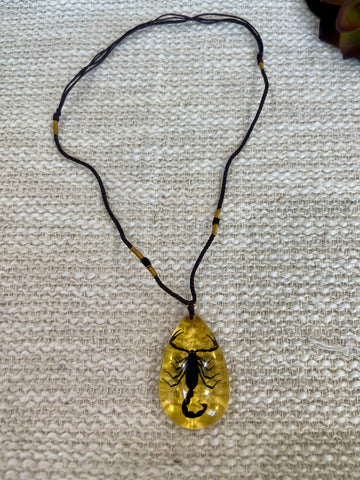 Vintage Handmade Scorpion Necklace