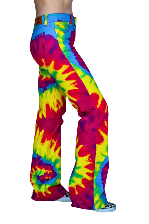 TIE DYE SIGNATURE TROUSER DENIM