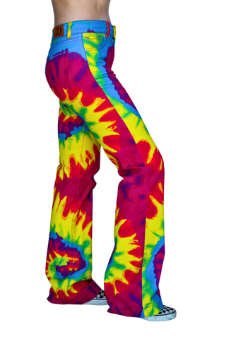 TIE DYE SIGNATURE TROUSER DENIM