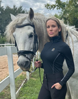 Black and Silver Riding Shirt