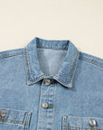 Denim Patch Pocket Side-Tie Jacket