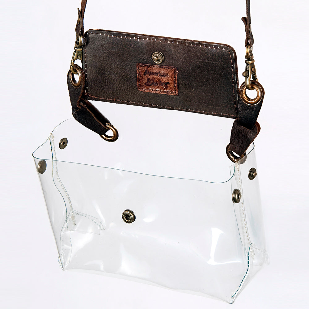 American Darling ADBGZ303 Clear Bag Hair On Genuine Leather Women Bag Western Handbag Purse