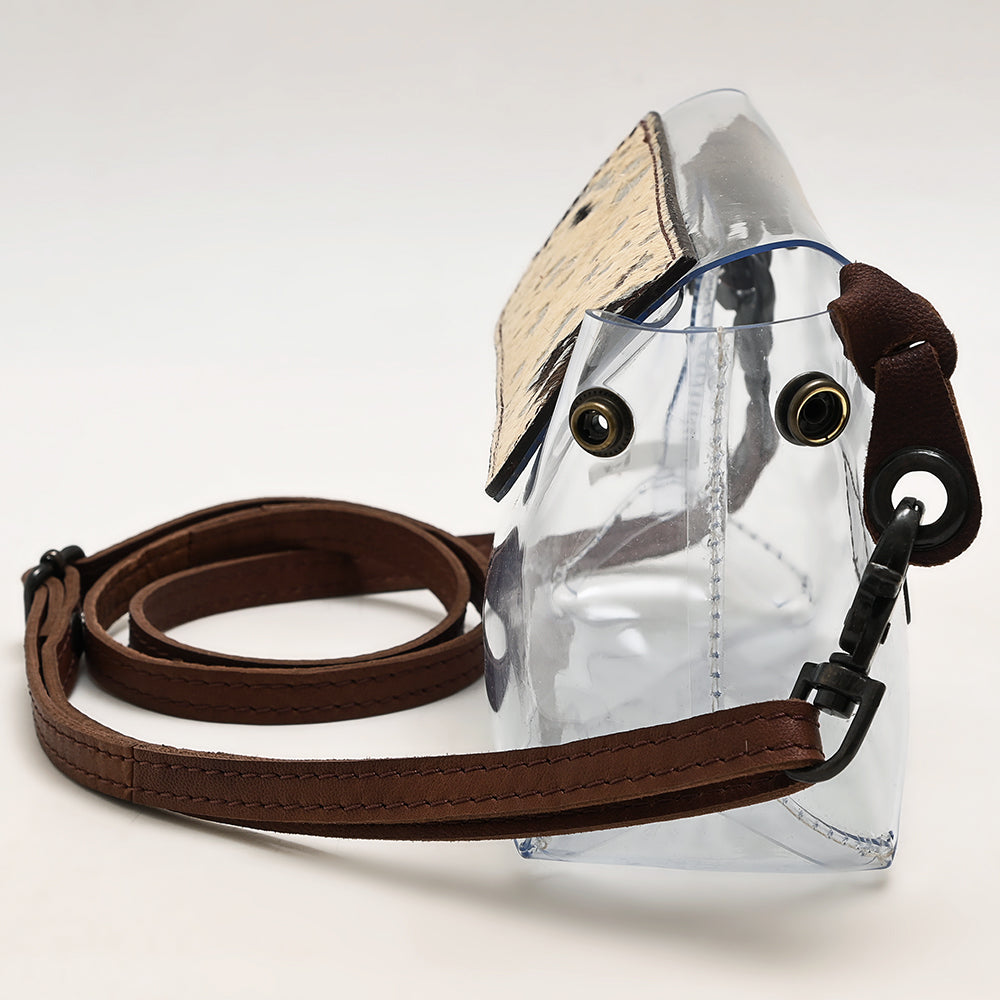 American Darling ADBGZ303 Clear Bag Hair On Genuine Leather Women Bag Western Handbag Purse