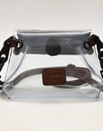 American Darling ADBGZ303 Clear Bag Hair On Genuine Leather Women Bag Western Handbag Purse