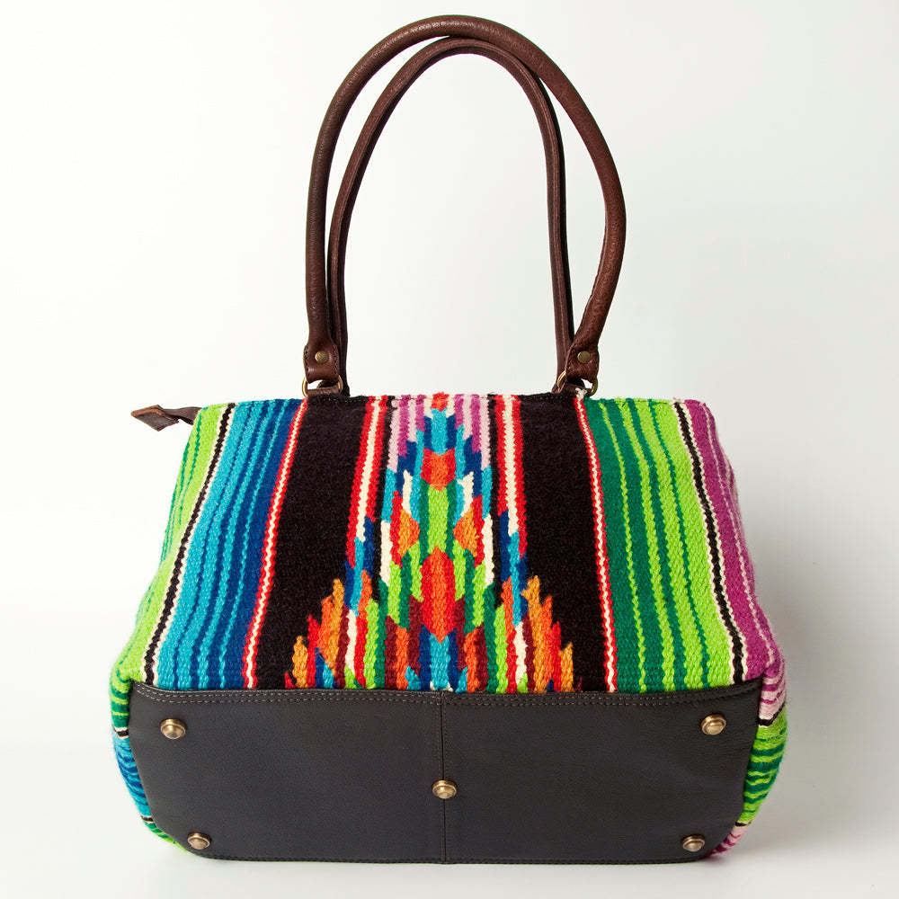 American Darling Tote Hand Tooled Saddle Blanket Genuine Leather Women Bag Western Handbag Purse