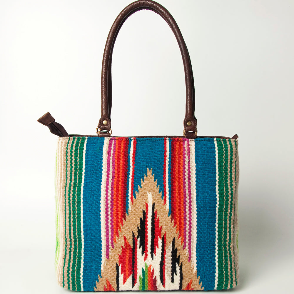 American Darling Tote Hand Tooled Saddle Blanket Genuine Leather Women Bag Western Handbag Purse