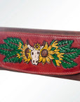 Hand Tooled Hand Painted Genuine Leather women bag western handbag purse