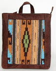 American Darling Saddle Blanket Genuine Leather Women Bag Western Handbag Purse