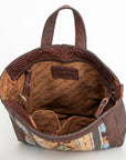 American Darling Saddle Blanket Genuine Leather Women Bag Western Handbag Purse