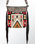 ADBGA153A American Darling Hand Tooled Saddle Blanket Genuine Leather Women Bag Western Handbag Purse