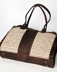 American Darling ADBGZ309 Duffel Saddle Blanket Genuine Leather Women Bag Western Handbag Purse