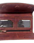 Hand Tooled Hand Painted Genuine Leather women bag western handbag purse