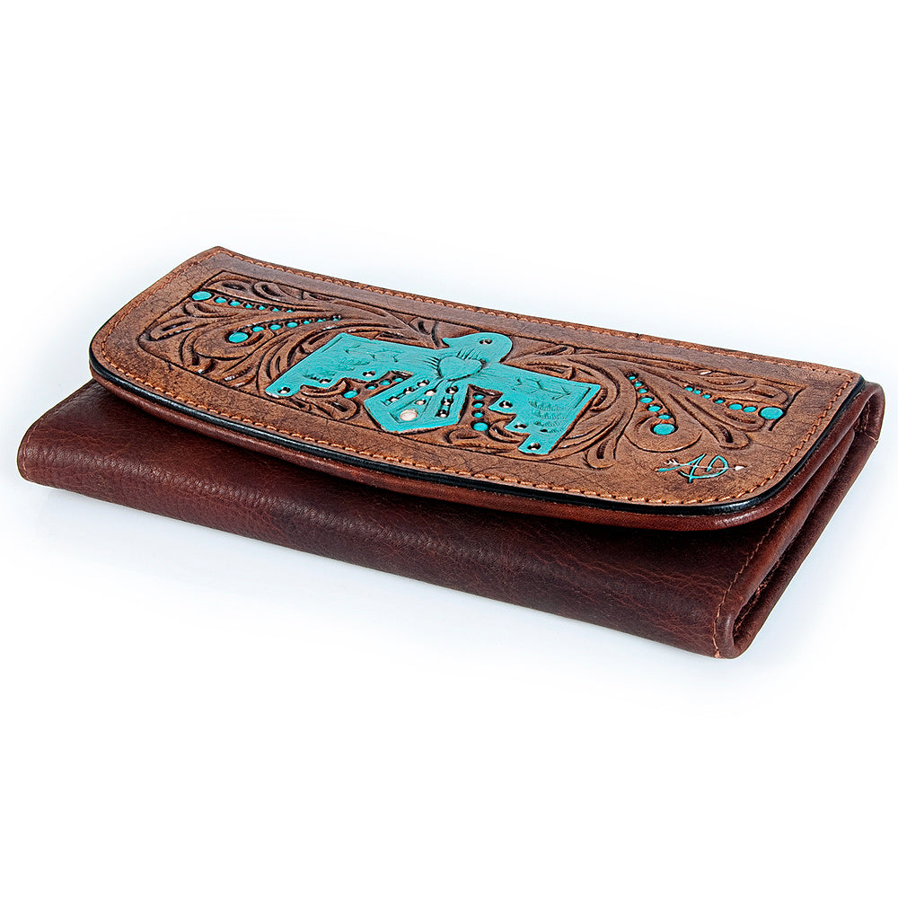 Hand Tooled Hand Painted Genuine Leather women bag western handbag purse
