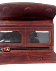 Hand Tooled Hand Painted Genuine Leather women bag western handbag purse