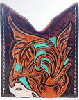 American Darling ADCCF102 Card-Holder Hand Tooled Genuine Leather Women Bag Western Handbag Purse