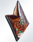 American Darling ADCCF102 Card-Holder Hand Tooled Genuine Leather Women Bag Western Handbag Purse