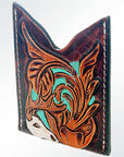American Darling ADCCF102 Card-Holder Hand Tooled Genuine Leather Women Bag Western Handbag Purse