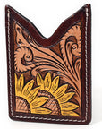American Darling ADCCF105 Card-Holder Hand Tooled Genuine Leather Women Bag Western Handbag Purse