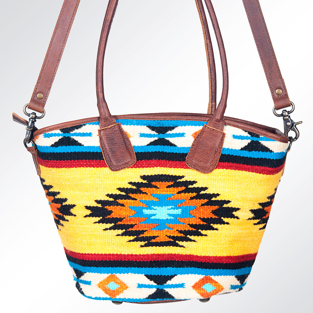 American Darling Hand Tooled Hair On Genuine Leather Women Bag Western Handbag Purse