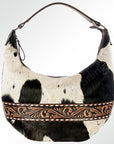 American Darling HOBO Hand Tooled Hair-on Genuine Leather women bag western handbag purse