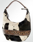 American Darling HOBO Hand Tooled Hair-on Genuine Leather women bag western handbag purse