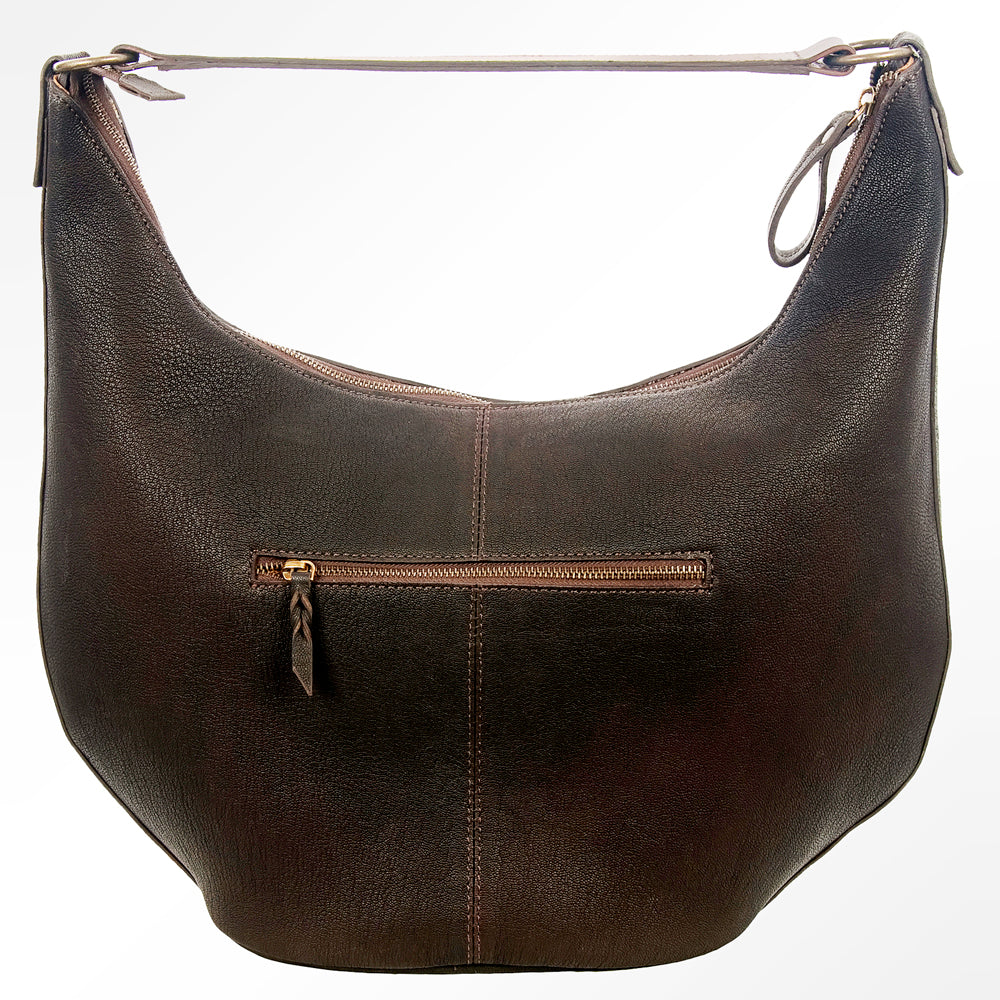 American Darling HOBO Hand Tooled Hair-on Genuine Leather women bag western handbag purse