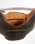 American Darling HOBO Hand Tooled Hair-on Genuine Leather women bag western handbag purse