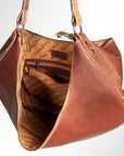 American Darling HOBO Hand Tooled Hair-on Genuine Leather women bag western handbag purse