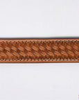 HILASON Western Genuine Leather Belt for Men Women Cowboy Cowgirl Handmade Unisex Full Grain Heavy Duty Engraved Buckle Belt