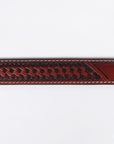 HILASON Western Genuine Leather Belt for Men Women Cowboy Cowgirl Handmade Unisex Full Grain Heavy Duty Engraved Buckle Belt