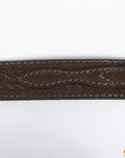 HILASON Western Genuine Leather Belt for Men Women Cowboy Cowgirl Handmade Unisex Full Grain Heavy Duty Engraved Buckle Belt