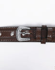 HILASON Western Genuine Leather Belt for Men Women Cowboy Cowgirl Handmade Unisex Full Grain Heavy Duty Engraved Buckle Belt