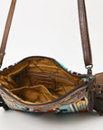American Darling Saddle Blanket Genuine Leather Women Bag Western Handbag Purse
