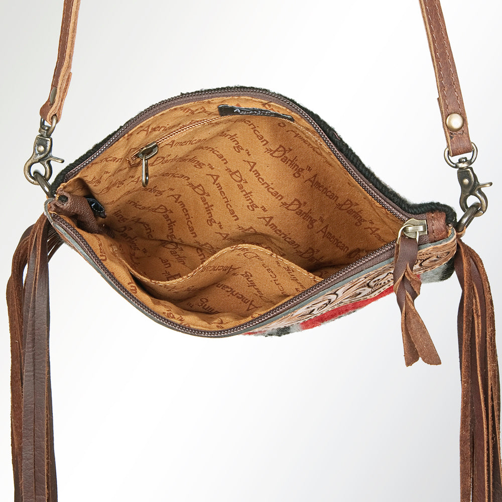 American Darling Saddle Blanket Genuine Leather Women Bag Western Handbag Purse