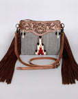 American Darling Cross Body Saddle Blanket Genuine Leather Women Bag Western Handbag Purse