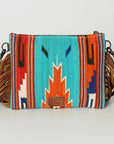 American Darling Cross Body Saddle Blanket Genuine Leather Women Bag Western Handbag Purse