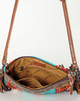 American Darling Cross Body Saddle Blanket Genuine Leather Women Bag Western Handbag Purse